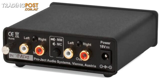 Project Phono Box Phono Preamplifier Black