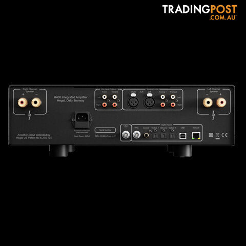 Hegel H400 Integrated Streaming Amplifier - Ugrade Offer - photo 3 of 6