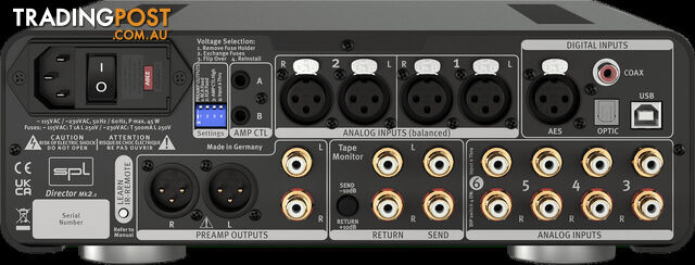 SPL Audio Director MK2 Preamplifier DAC - photo 4 of 4