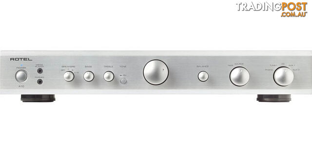 Rotel A10 Integrated Amplifier in Silver