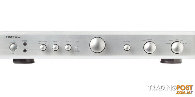 Rotel A10 Integrated Amplifier in Silver