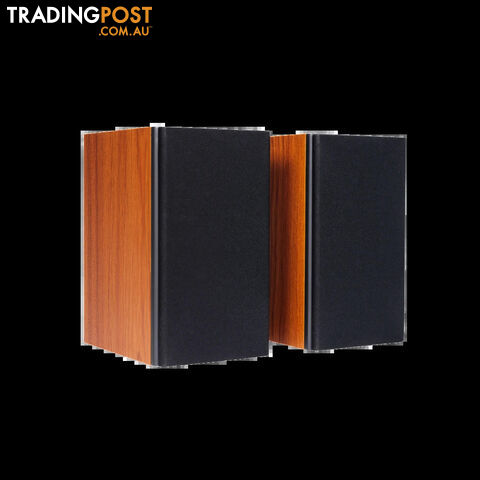 Encel Gelati Bookshelf Speakers in Caramel Walnut
