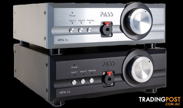 Pass Labs HPA-1C Stereo Headphone Amplifier in Silver - photo 4 of 6