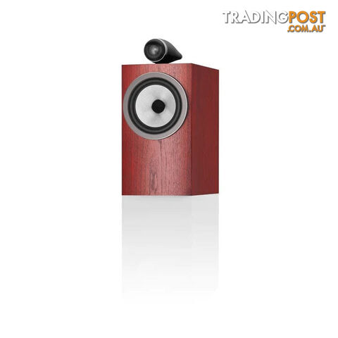 B&W 705 S3 Bookshelf Speakers in Rosenut