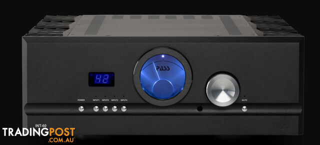 Pass Labs INT-60 Integrated Amplifier in Black
