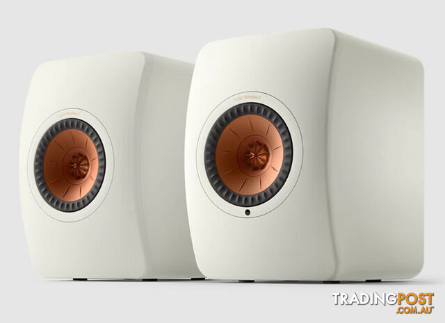 KEF LS50 Wireless II Speakers in Mineral White (pair)