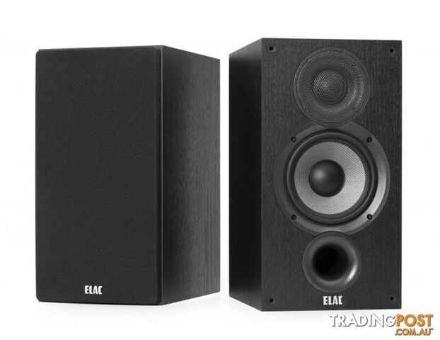 Elac Debut 2.0 B5.2 Bookshelf Speakers Black Ash (Pair)