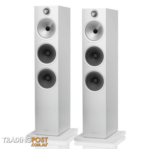 B&W 603 S3 Floorstanding Speaker (Pair) - Matte White - photo 2 of 2