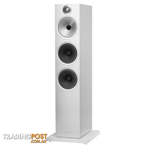 B&W 603 S3 Floorstanding Speaker (Pair) - Matte White - photo 1 of 2
