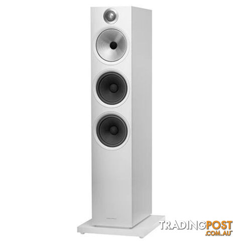 B&W 603 S3 Floorstanding Speaker (Pair) - Matte White