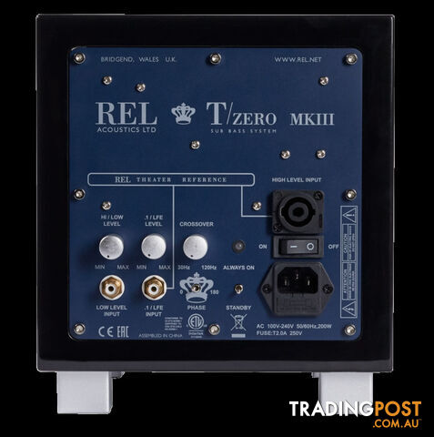 REL T-Zero MkIII Subwoofer in High Gloss Black - photo 4 of 4