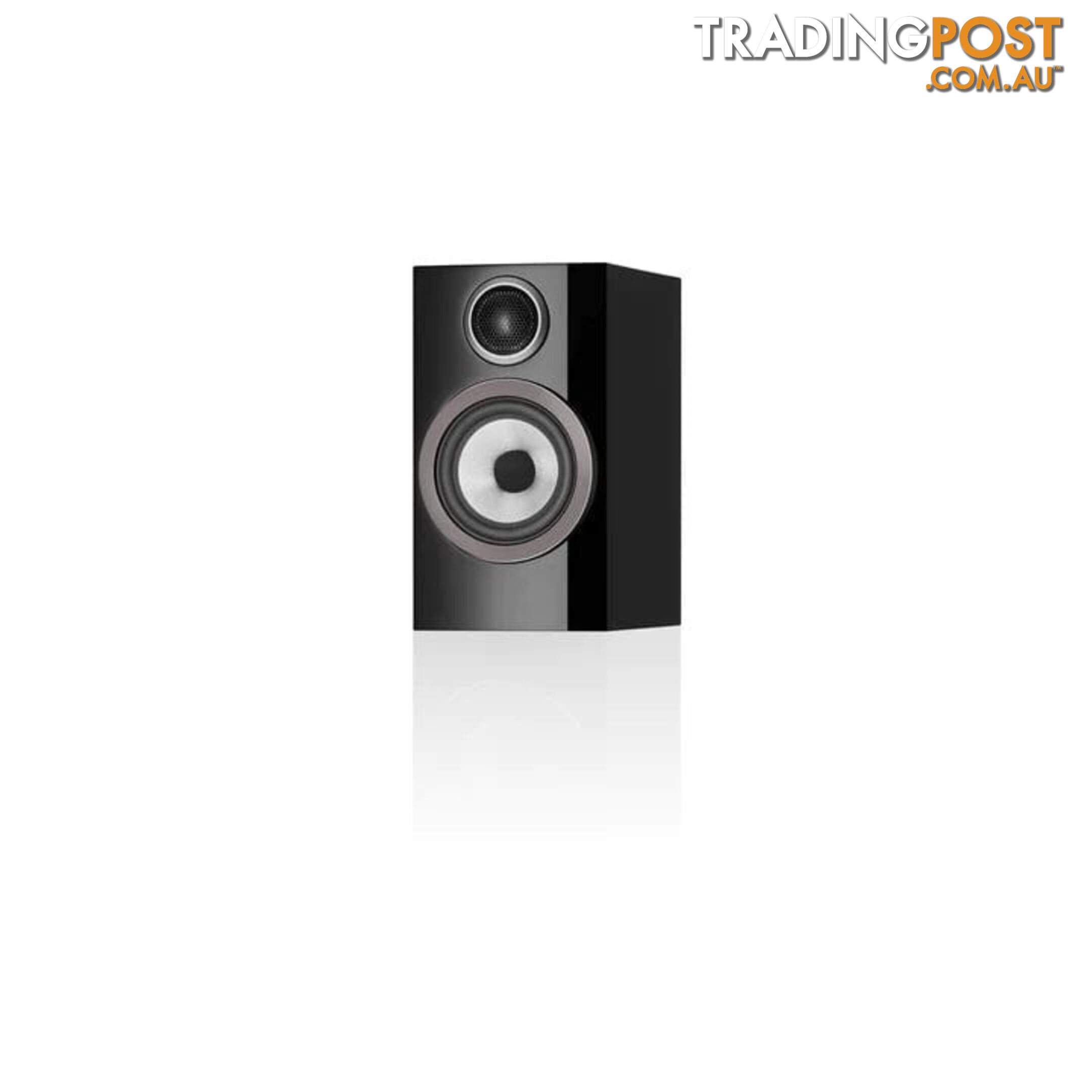 B&W 707 S3 Bookshelf Speakers in Black