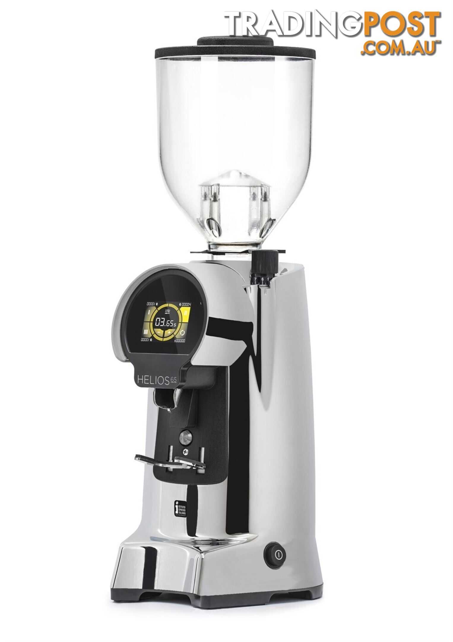 EUREKA HELIOS 75 ESPRESSO COFFEE GRINDER BRAND NEW CHROME