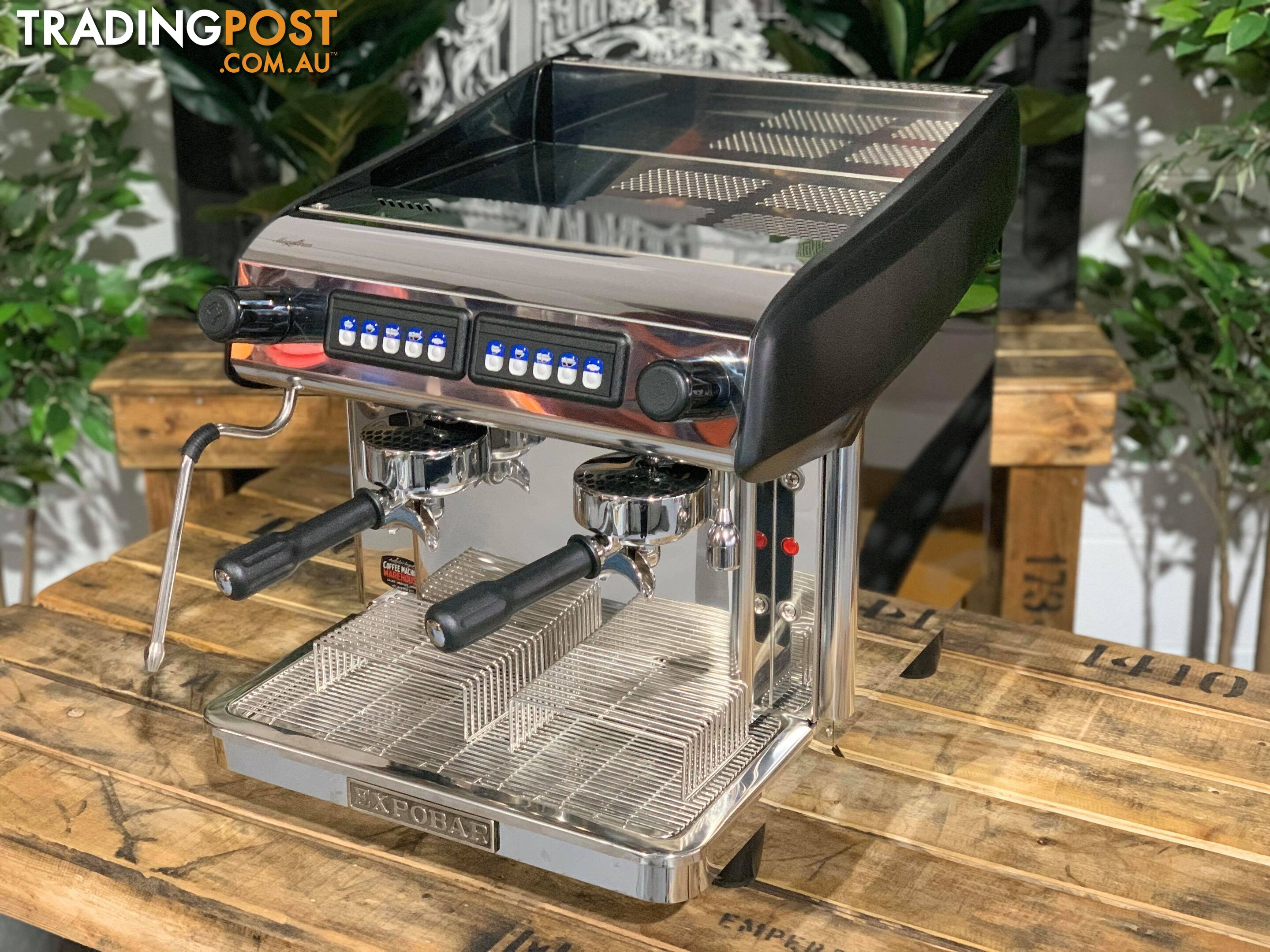 EXPOBAR MEGACREM  MINI CONTROL COMPACT 2 GROUP HIGH CUP BRAND NEW ESPRESSO COFFEE MACHINE