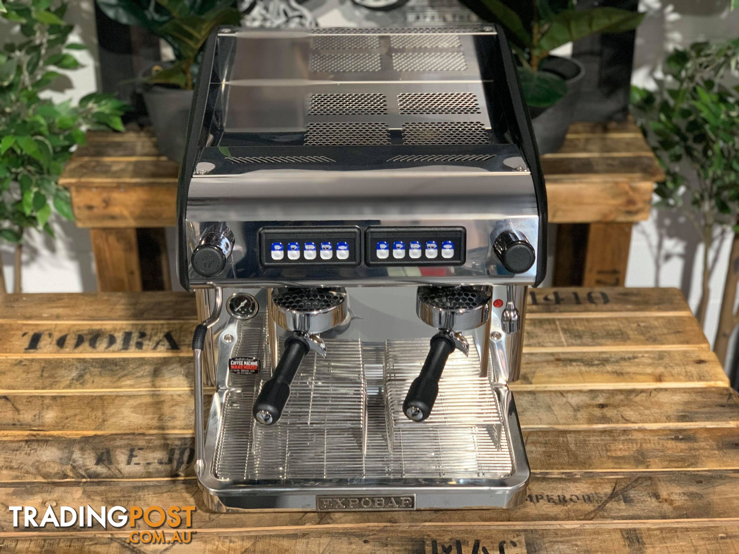 EXPOBAR MEGACREM  MINI CONTROL COMPACT 2 GROUP HIGH CUP BRAND NEW ESPRESSO COFFEE MACHINE