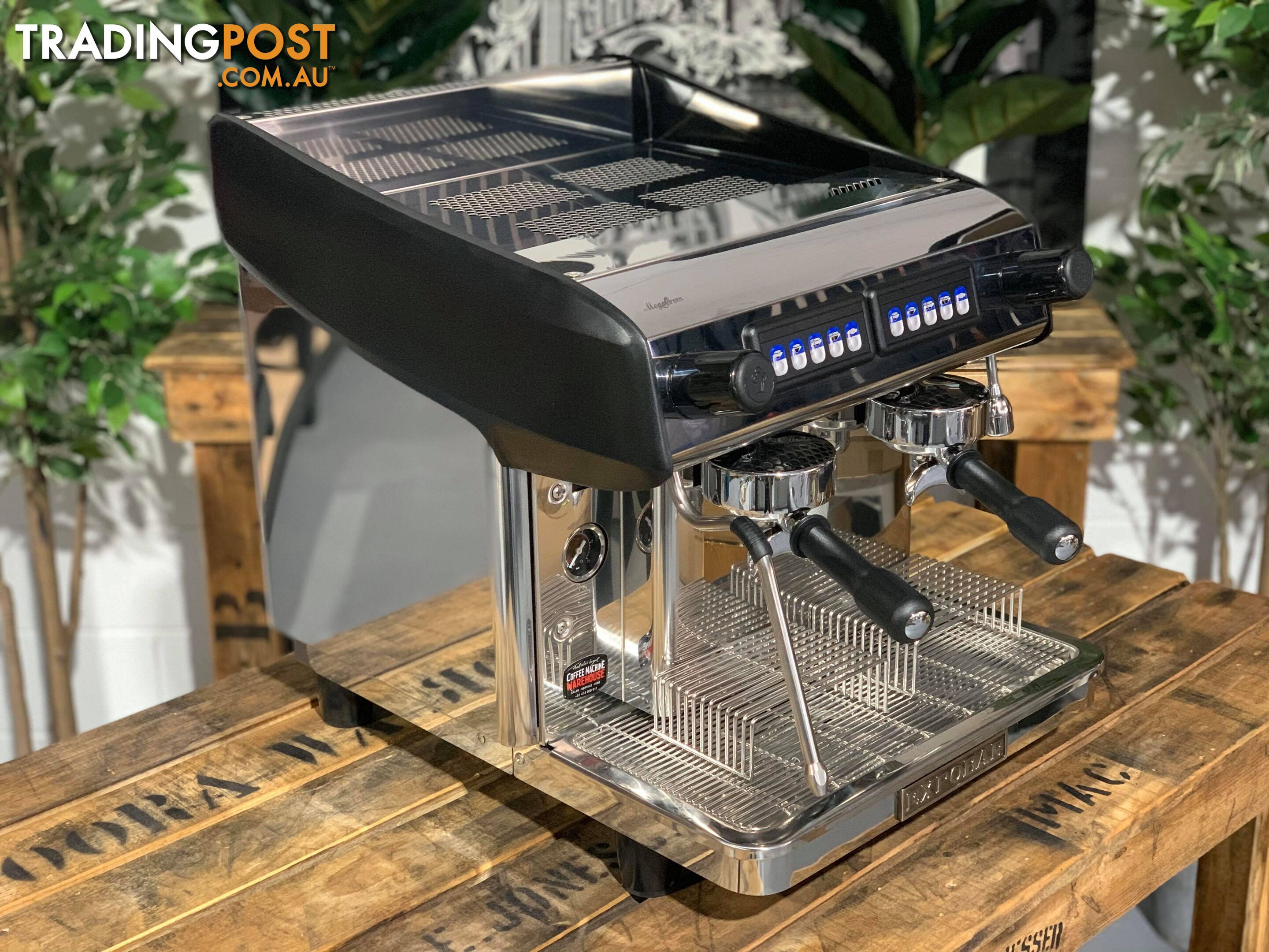 EXPOBAR MEGACREM  MINI CONTROL COMPACT 2 GROUP HIGH CUP BRAND NEW ESPRESSO COFFEE MACHINE