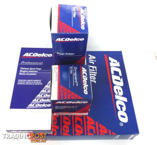 Genuine ACDelco Air Oil Fuel Filter Spark Plugs for Holden Commodore VX VY VZ...