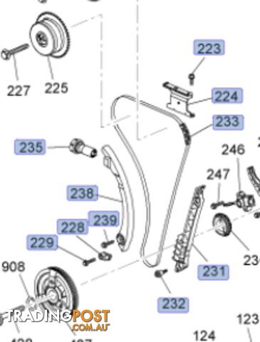 Genuine GM Holden 2.4L 4Cyl Timing Chain Kit for Captiva Astra Malibu