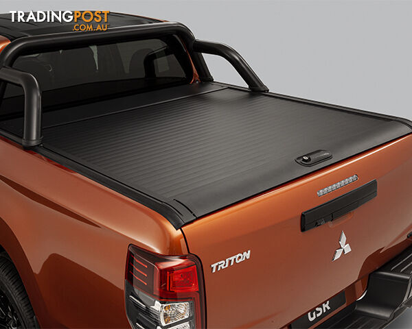 Genuine Mitsubishi Triton Mountain Top Roll Cover With Adaptor Kit - Black