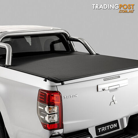Genuine Mitsubishi Triton Flush Look Soft Tonneau Cover to suit with Sports Bar