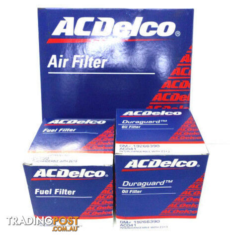 Genuine ACDelco Air Oil Fuel Filter for Mitsubishi Triton 4D56T 2.5L Diesel...