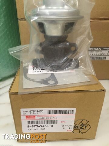 Genuine Holden Rodeo Isuzu D-Max EGR Valve 3.0L Turbo Diesel 4JH1 2003-2006