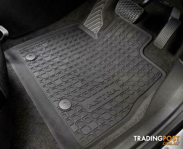 Rubber Floor Mats suits Holden ASTRA 2017-2019 Genuine SEDAN Set of 4 92286576