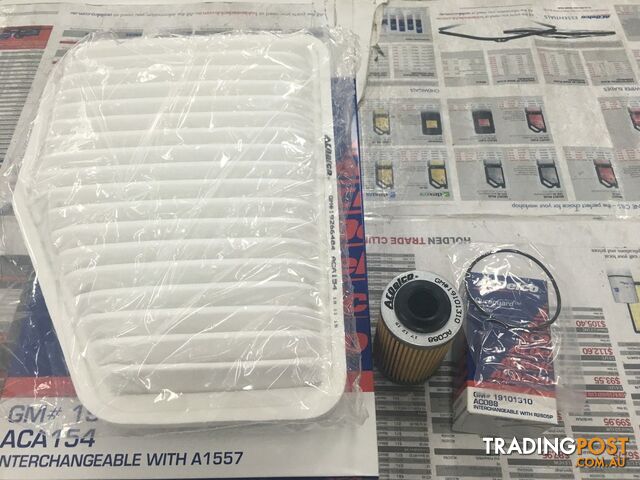 Genuine ACDelco Air + Oil Filter for Holden Commodore VE VF V6 V8