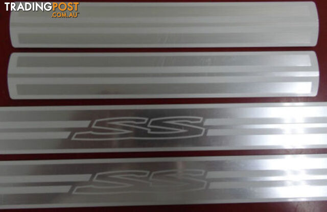 Genuine Holden SS Logo Stainless Steel Sill Plates to suit VF Commodore