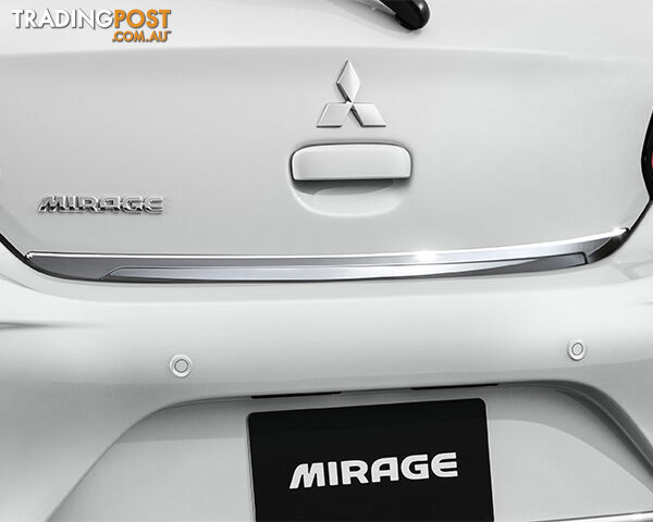 Genuine Mitsubishi Mirage Tailgate Protector - Chrome
