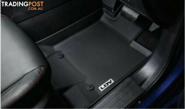 Genuine LDV T60 All Weather High Side Rubber Mat Set Front & Rear