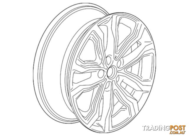 Genuine GM Wheel Alloy - New OEM Factory Part 84450625