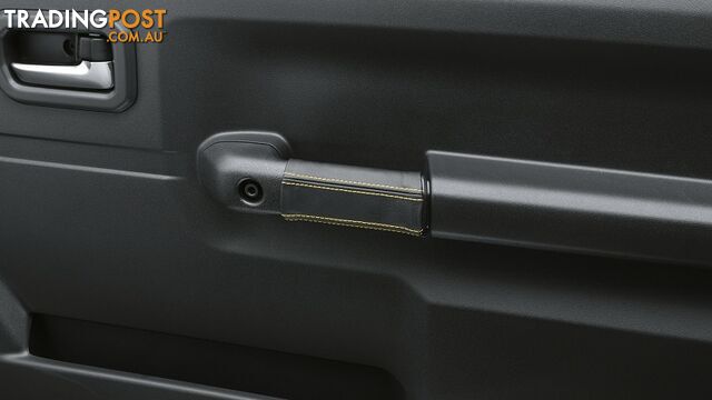 Genuine Suzuki Jimny Cover, Inside Door Handle, Black With Yellow Stitching 2018 Onwards