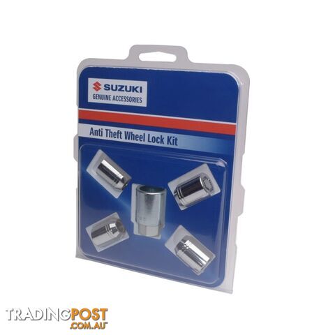 Genuine Suzuki Swift Wheel Lock Nut Set - Chrome 2017 Onwards