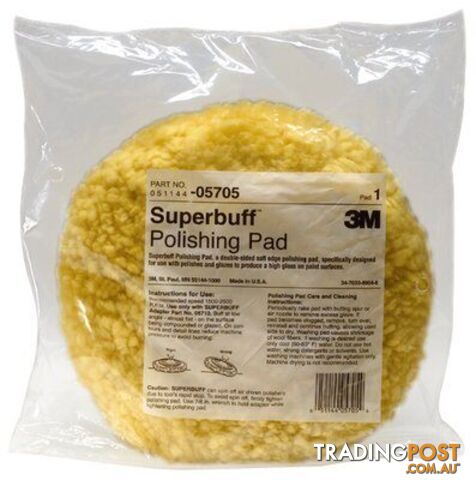 3Mâ¢ 05705 9" 3m Superbuff Polishing Pad