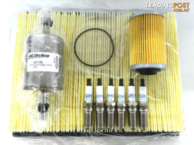 Genuine ACDelco Oil Air Fuel Filter Spark Plugs for Holden Commodore VZ V6 Service Kit - photo 2 of 2