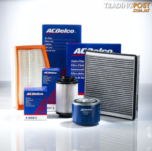 Ford FG Falcon 4.0L Genuine ACDelco Oil/Air/Fuel Filter & Spark Plugs Major Service Kit 2008+