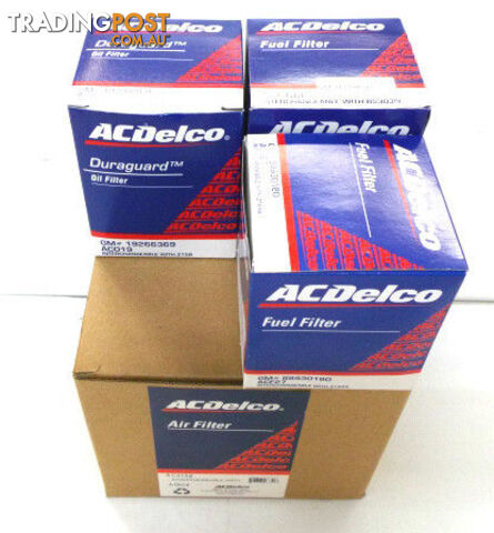 Genuine ACDelco Air Oil Fuel Filters Service Kit for Holden Rodeo RA 2003-2006