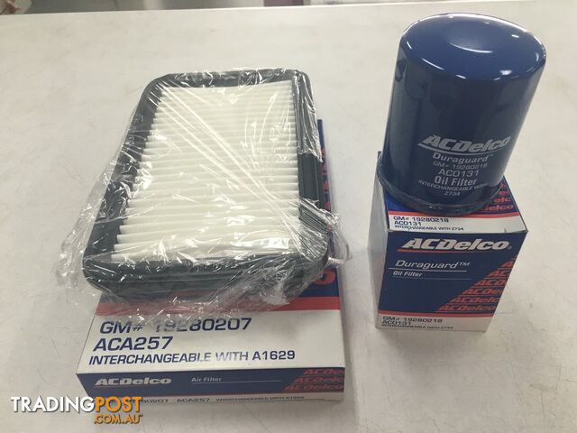 Genuine ACDelco Oil + Air Filter for Suzuki Swift 2005-2010