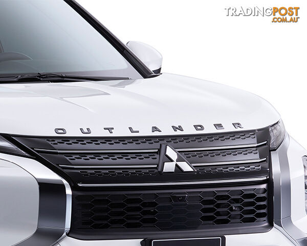 Genuine Mitsubishi Outlander Hood Emblem (Black)