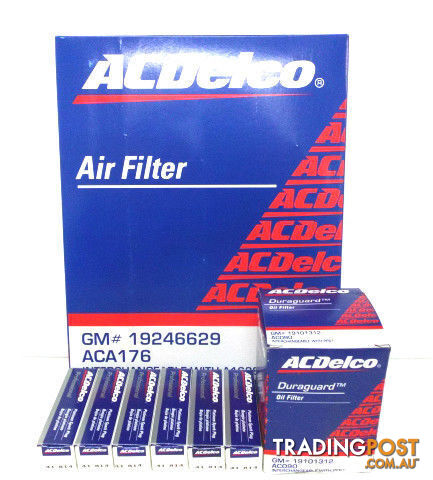 Genuine ACDelco Air Oil Filter Spark Plugs for Holden Captiva CG V6 2007-2010