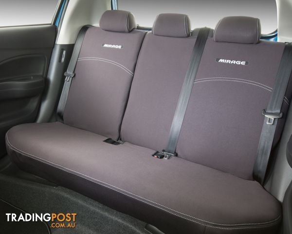 Genuine Mitsubishi Mirage Neoprene Seat Covers - Rear