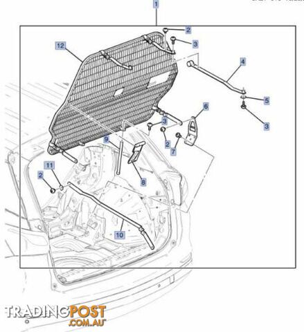 Genuine Cargo Partition suits Holden Equinox 2018-2020 92509815