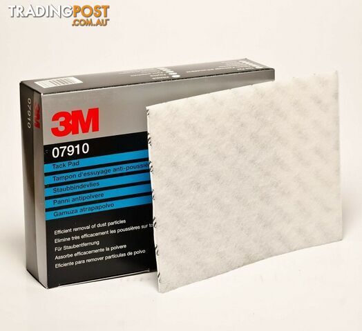 3Mâ¢ 07910 TACK CLOTH Scotch-Briteâ¢ Tack Pad, 6.89 in x 9.25 in, 10 pcs in box