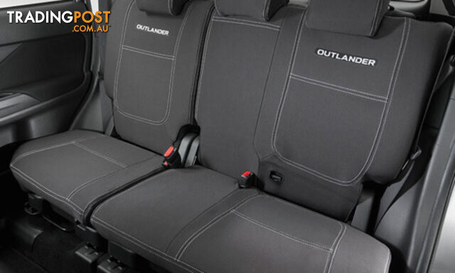 Genuine Mitsubishi Outlander ZJ ZK Neoprene Rear Seat Covers 2nd Row 2015-Current