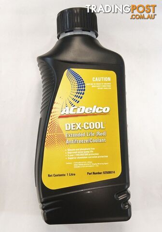 Genuine ACDelco DEX-COOL Red Coolant 1L for Holden Commodore VZ VE VF ALL