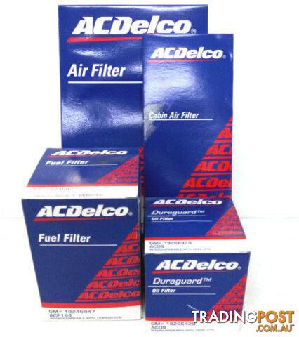 Genuine ACDelco Oil Fuel Cabin Air Filter for Nissan Navara YD25 2.5L Diesel 2010-Current