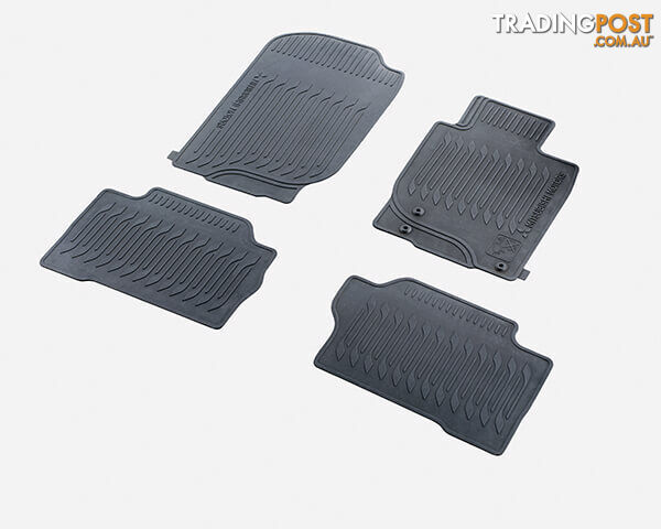 Genuine Mitsubishi Pajero Sport Rubber Floor Mats (Set of 4)