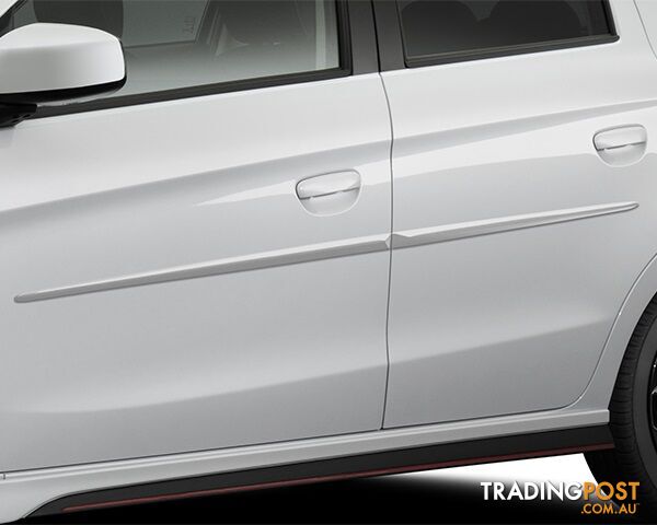 Genuine Mitsubishi Mirage Side Protection Moulding - Red Planet