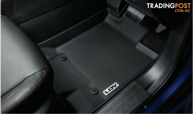 Genuine LDV T60 All Weather High Side Rubber Mat Set Front Only